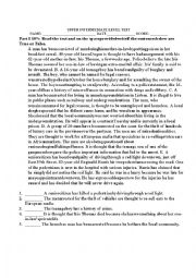 English Worksheet: UPPER INTERMEDIATE 