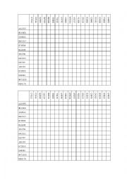 English Worksheet: Battle Ship with numbers