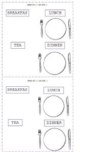 English Worksheet: What do you eat