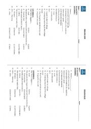 elemetal worksheet