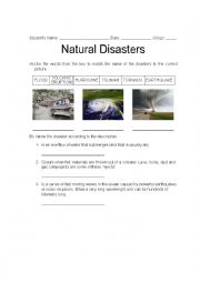 NATURAL DISASTERS