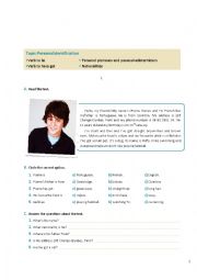 English Worksheet: Worksheet