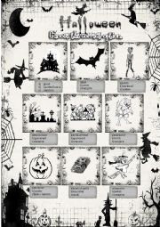 English Worksheet: Halloween vocabulary 1