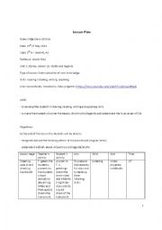 English Worksheet: Lesson Plan