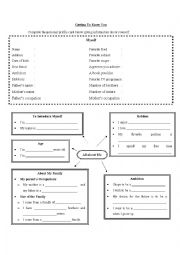 English Worksheet: Getting to Know You