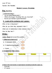 English Worksheet: A friend Birthday Greetings worksheet 