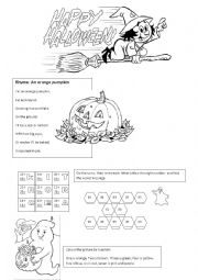 English Worksheet: Happy Halloween