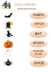 HALLOWEEN MATCHING ACTIVITY PART 1