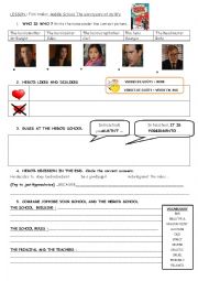 English Worksheet: MIDDLE SCHOOL THE WORST YEARS OF MY LIFE TRAILER WORKSHEET