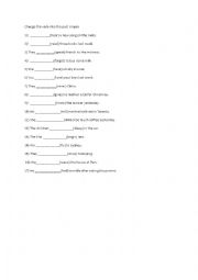 English Worksheet: irregular verbs