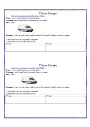 English Worksheet: Describing appearance short film 