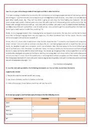 English Worksheet: Language projects