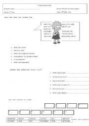 English Worksheet: greetings, 