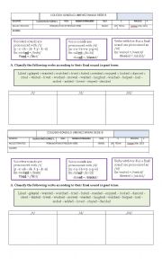 English Worksheet: Pronunciation