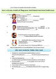 English Worksheet: Vocabulary worksheet