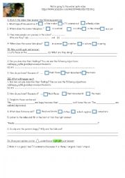 English Worksheet: 1st video of the year Welcome back to school!
