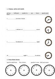 English Worksheet: happy street 2_unit 7