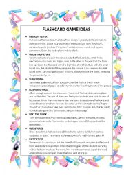 FLASHCARD GAMES IDEAS :-)