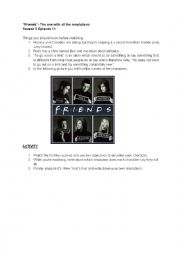 Friends- The one with all the resolutions- GOING TO