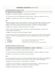 Conditional types I and II