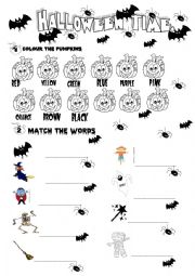 English Worksheet: HALLOWEEN