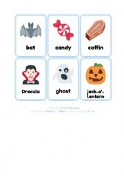 Halloween Emoji Flashcards
