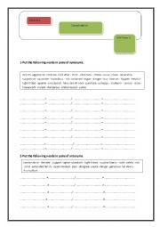 English Worksheet: consolidation 9thformers