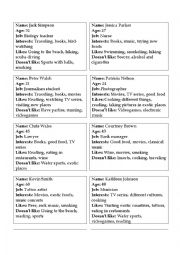 English Worksheet: Find the perfect match