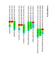 English Worksheet: Difference: so/ in order to