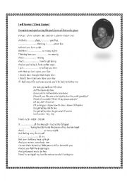 English Worksheet: I will survive 