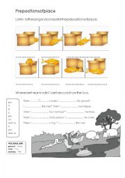 Prepositions of place