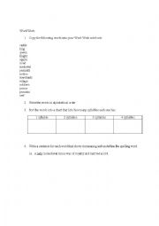 English Worksheet: Word Work: Medieval