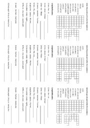 Numbers 0-100 Puzzle worksheet