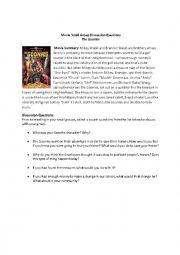 English Worksheet: Goonies Discussion