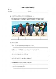 English Worksheet: Surfs Up Movie