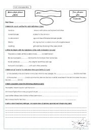 English Worksheet: quize simple past, complaints, opinion and used to 