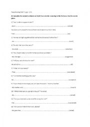 English Worksheet: Paraphrasing - relatice clauses