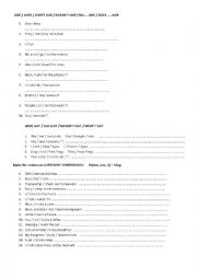 English Worksheet: Mixed practice of LIKE + ing, HAVE GOT and PRESENT CONTINUOUS