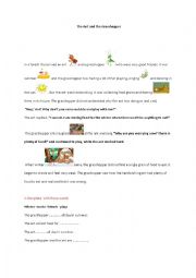 English Worksheet: The Ant and the Grasshopper