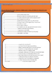 English Worksheet: THERE IS / THERE ARE