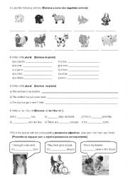 English Worksheet: Teste part 2