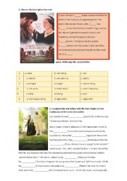 English Worksheet: Past tenses and Queen Victoria