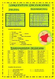 Verb to be negative and interrogative form