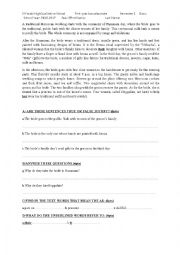 English Worksheet: quiz