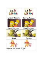 English Worksheet: Whats your name speaking cards set 1