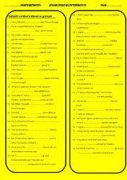 English Worksheet: GERUND OR INFINITIVE