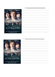 Suffragette: Movie poster + trailer