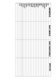 Past Simple Irregular Verbs