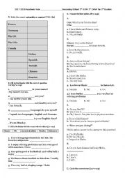 English Worksheet: 5.1.1 Quiz