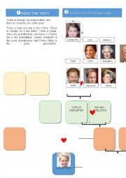 English Worksheet: Royal family tree 